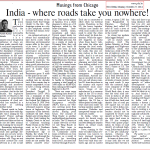 India- where roads take you nowhere! Column 8 PBD Road network