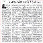 NRIs’ Date with Indian Politics PBD Nov 24 2014 NRIs Indian Politics