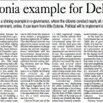 The Estonia example for Delhi Capture c
