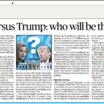 My article in The Deccan Herald: Hillary Vs Trump- who will win? The Deccan Herald